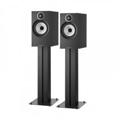 Bowers + Wilkins 606S3BK-FS600S3BK Bookshelf Speakers (Pair) With Stands Black