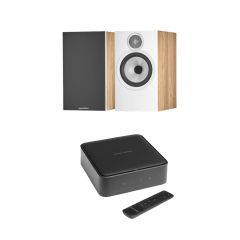 Harman/Kardon CITATIONAMPBK-606S3OK Amp With Bookshelf Speakers (Pair) Oak