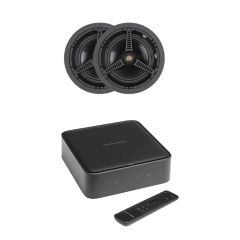 Harman/Kardon CITATIONAMPBK-C180 Amp With Monitor Audio C180 In-Ceiling Speakers Pair Package