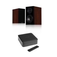 Harman/Kardon CITATIONAMPBK-DIAMOND121WP Amp With Wharfedale Diamond 12.1 Bookshelf Speakers Package