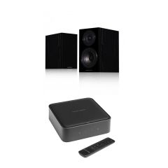 Harman Kardon Citation Amp with Wharfedale Diamond 12.1 Bookshelf Speakers Premium Package
