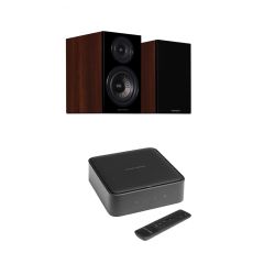 Harman/Kardon CITATIONAMPBK-DIAMOND122WP Amp With Wharfedale Diamond 12.2 Bookshelf Speakers Package