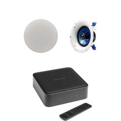 Harman/Kardon CITATIONAMPBK-NSIC600 Amp With Nsic600 In-Ceiling Speakers Pair Package