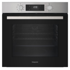 Hotpoint HOEU25CZXUK 59.5cm Built In Electric Single Oven - Stainless Steel