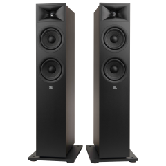 JBL 260FBLK 2.5 Way Dual 6.5 Inch Floorstanding Speakers Pair Black