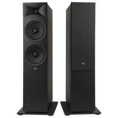 JBL 280FBLK 2.5 Way Dual 8 Inch Floorstanding Speakers Pair Black