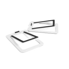 Kanto S2W Desktop Speaker Stands (S2 Small) - White