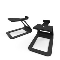 Kanto SE4 Elevated Desktop Speaker Stands in Black