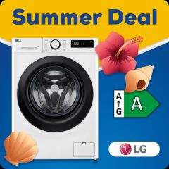 LG F4Y510WBLN1 10kg 1400 Spin Washing Machine - White