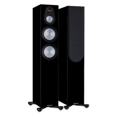 Monitor Audio Silver 300 7G Floorstanding Speakers Pair Black Gloss 