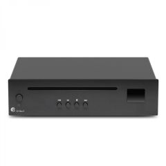 Pro-Ject CD Box E Ultra Compact Entry Level CD Player with Real Red Book CD-DA Drive Black