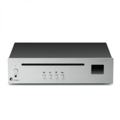 Pro-Ject CD Box E Ultra Compact Entry Level CD Player with Real Red Book CD-DA Drive Silver