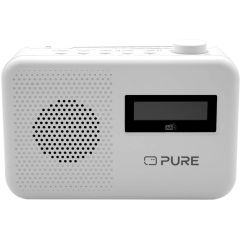 Pure Elan One 2 Portable Dab+ Radio With Bluetooth Ready in Cotton White