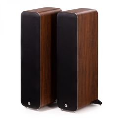 Q Acoustics M40 Bluetooth Powered Floor standing Speakers in Walnut