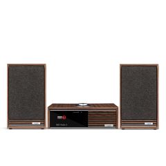 Ruark R610 Music Console with Sabre-R Speakers in Walnut Streaming System for Premium Sound Package