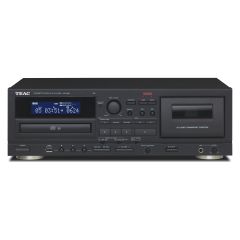 Teac AD-850-SE CD and Cassette player with USB in Black
