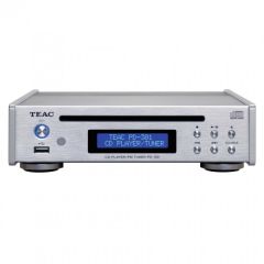 
Teac PD-301DAB-X CD Player with DAB/DAB+ FM Tuner in Silver Compact Precision, Maximum Versatility