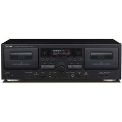 Teac W1200 Twin Cassette Deck With Microphone Mixing and USB Output for Superior Audio