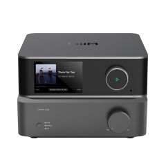 WiiM Vibelink Stereo Amplifier with ULTRA Music Streamer Space Grey