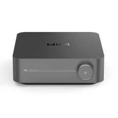 WiiM Amp Pro Versatile Streaming Amplifier in Space Grey