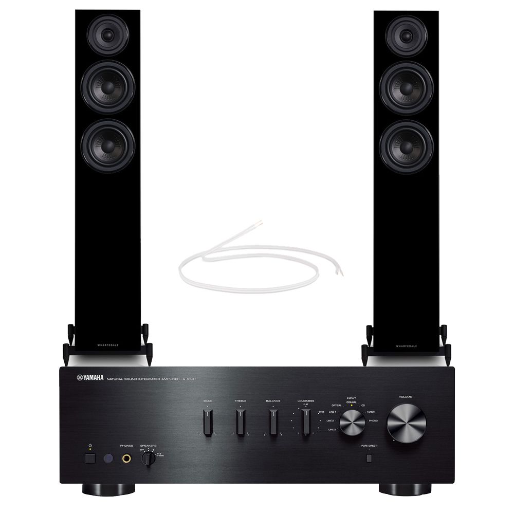 TVA Technology | YAMAHA AS501 Amplifier With Diamond 12.3 Floorstanding ...