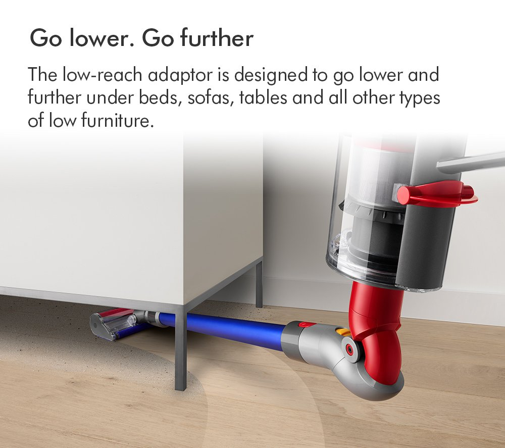 Side view of Dyson LOWREACHADAPTOR Low-reach Adaptor Accessory