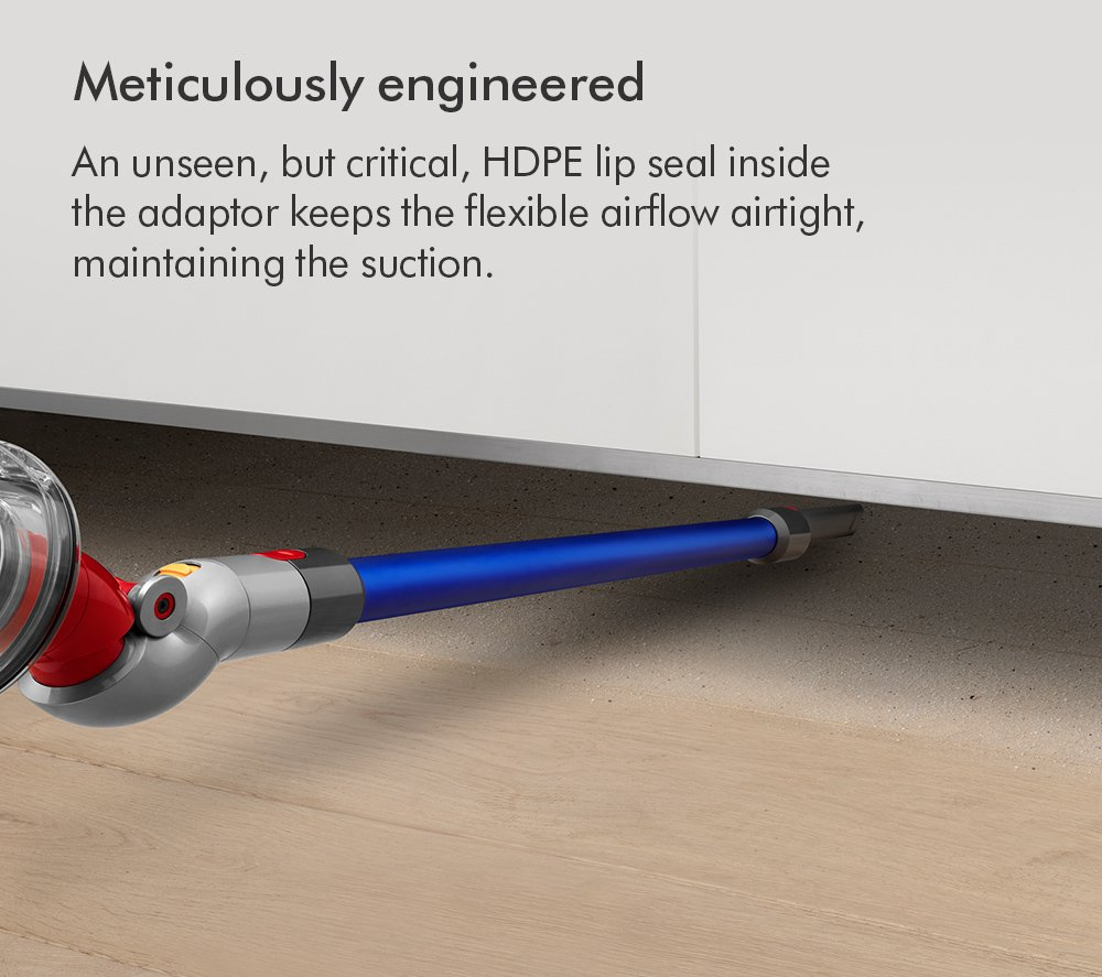 Side view of Dyson LOWREACHADAPTOR Low-reach Adaptor Accessory