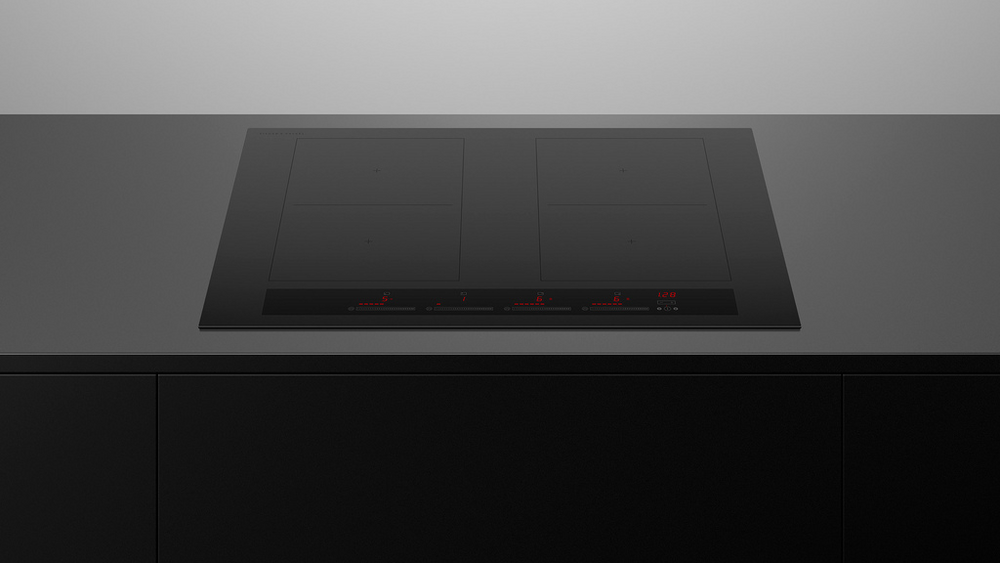 Fisher & Paykel CI804ZZDTB5 80cm Induction Hob with 4 Cooking Zones and SmartZone Technology in Black - Image 6