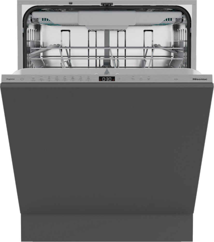 Hisense Hv663a60uk Full-Size Fully Integrated Dishwasher, Silver/Grey - Image 11
