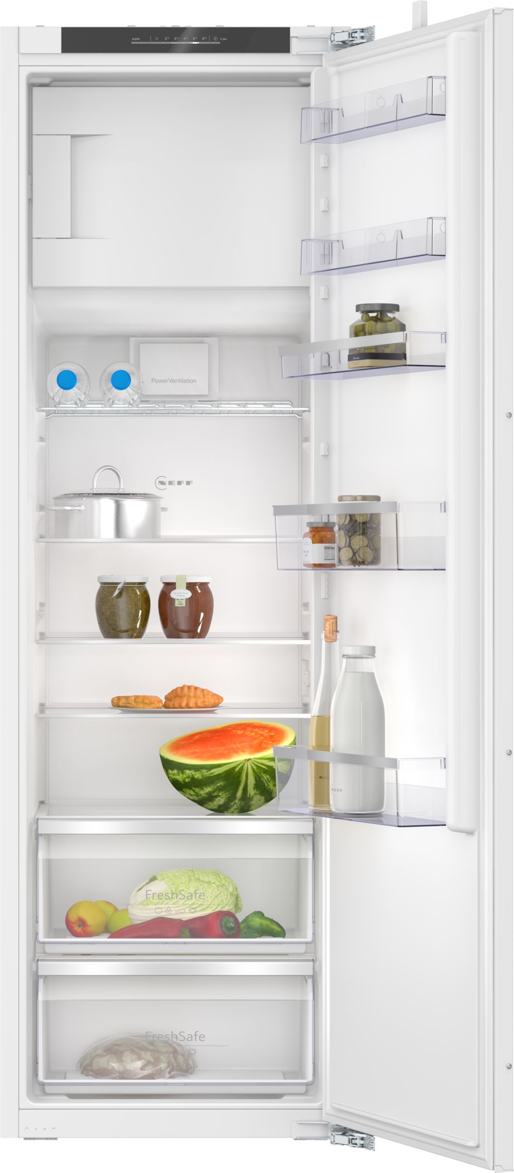 Neff Ki2822fe0g Integrated Fridge With Ice Box