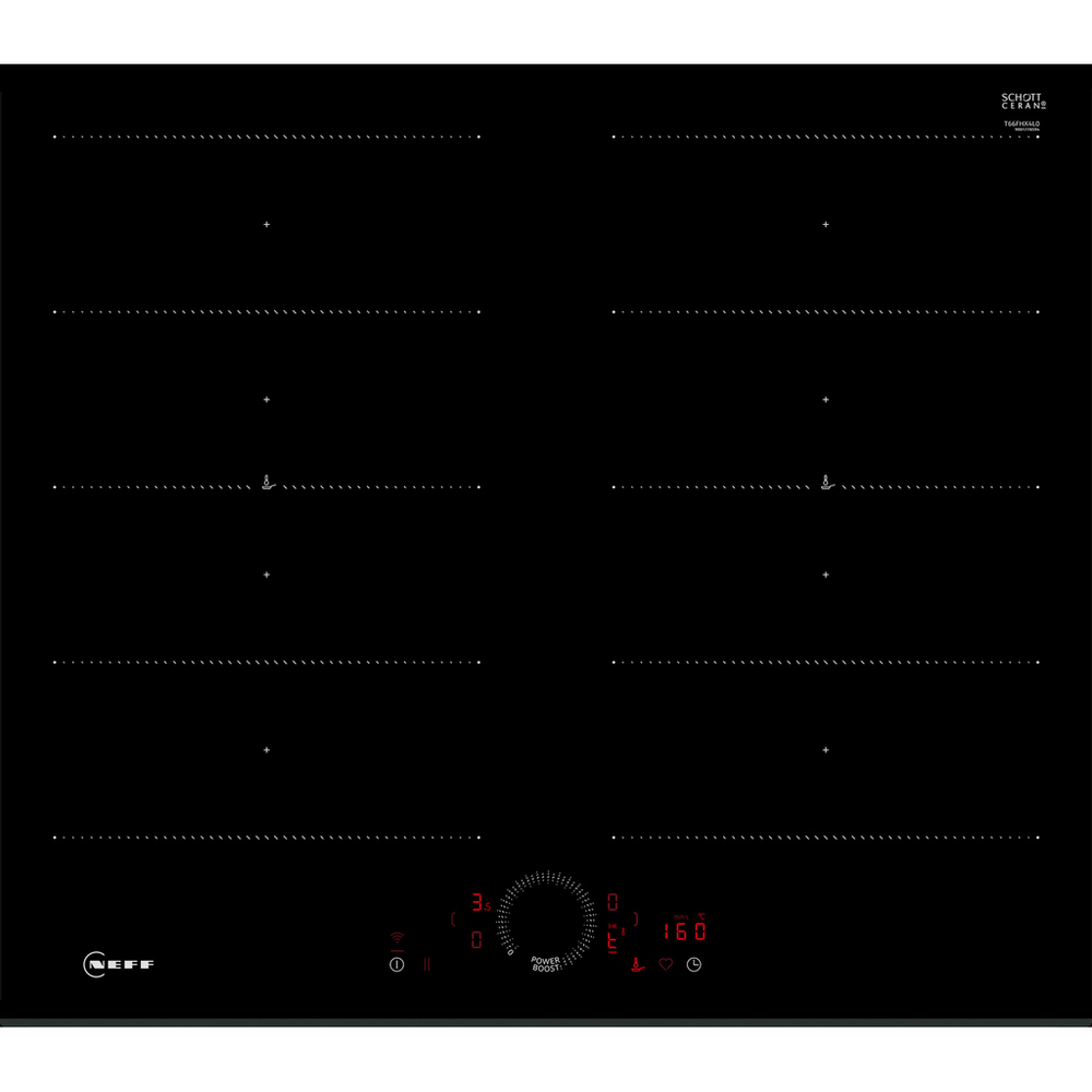 Neff T66FHX4L0 N70 Induction Hob - 60cm Black - FlexInduction & Twist Touch Control - Image 10