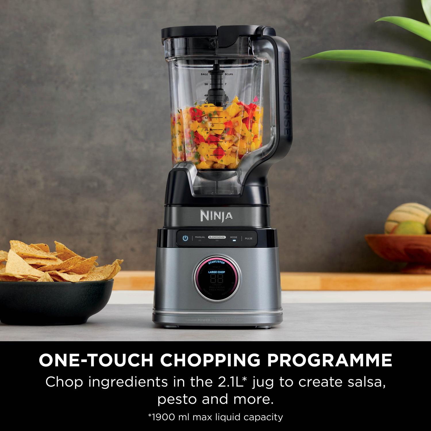 Side view of Ninja TB201UK Detect Power Blending Pro with Blendsense Technology - Black