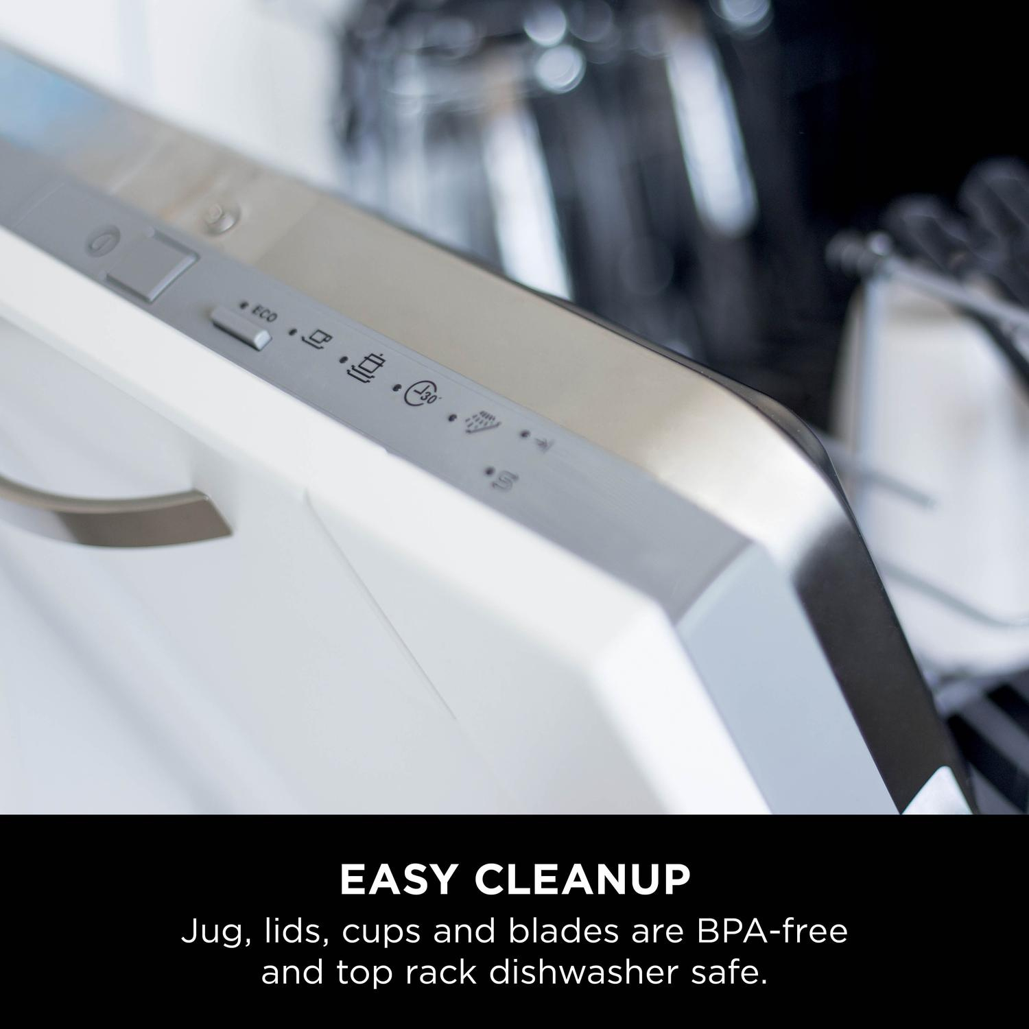 Side view of Ninja TB201UK Detect Power Blending Pro with Blendsense Technology - Black