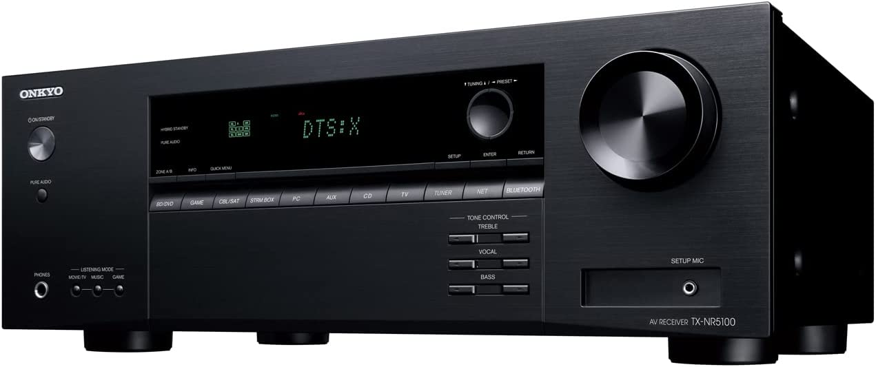 Side view of Onkyo TX-NR5100 7.2 Channel Av Receiver - Black