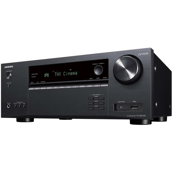 Side view of Onkyo TX-NR6100 7.2 Channel Av Receiver - Black