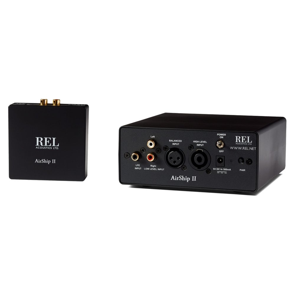 Side view of REL Acoustics AirShip Mark II Wireless Transmitter System
