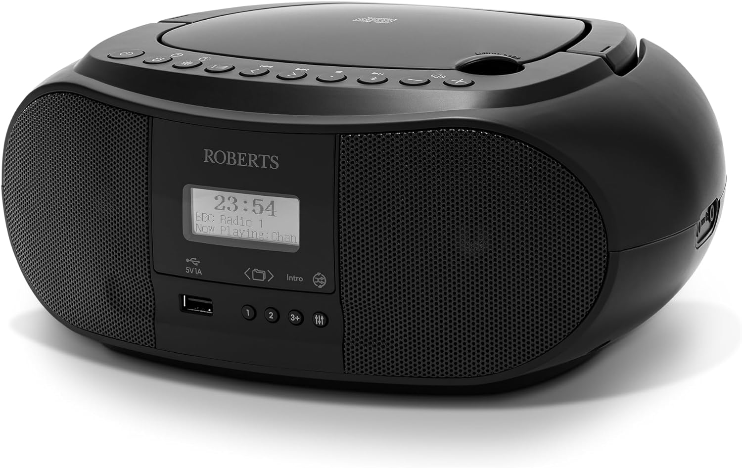 NO AERIAL Roberts ZoomBox4 FM/DAB+ CD boombox Bluetooth black ZoomBox 4 READ - Image 5