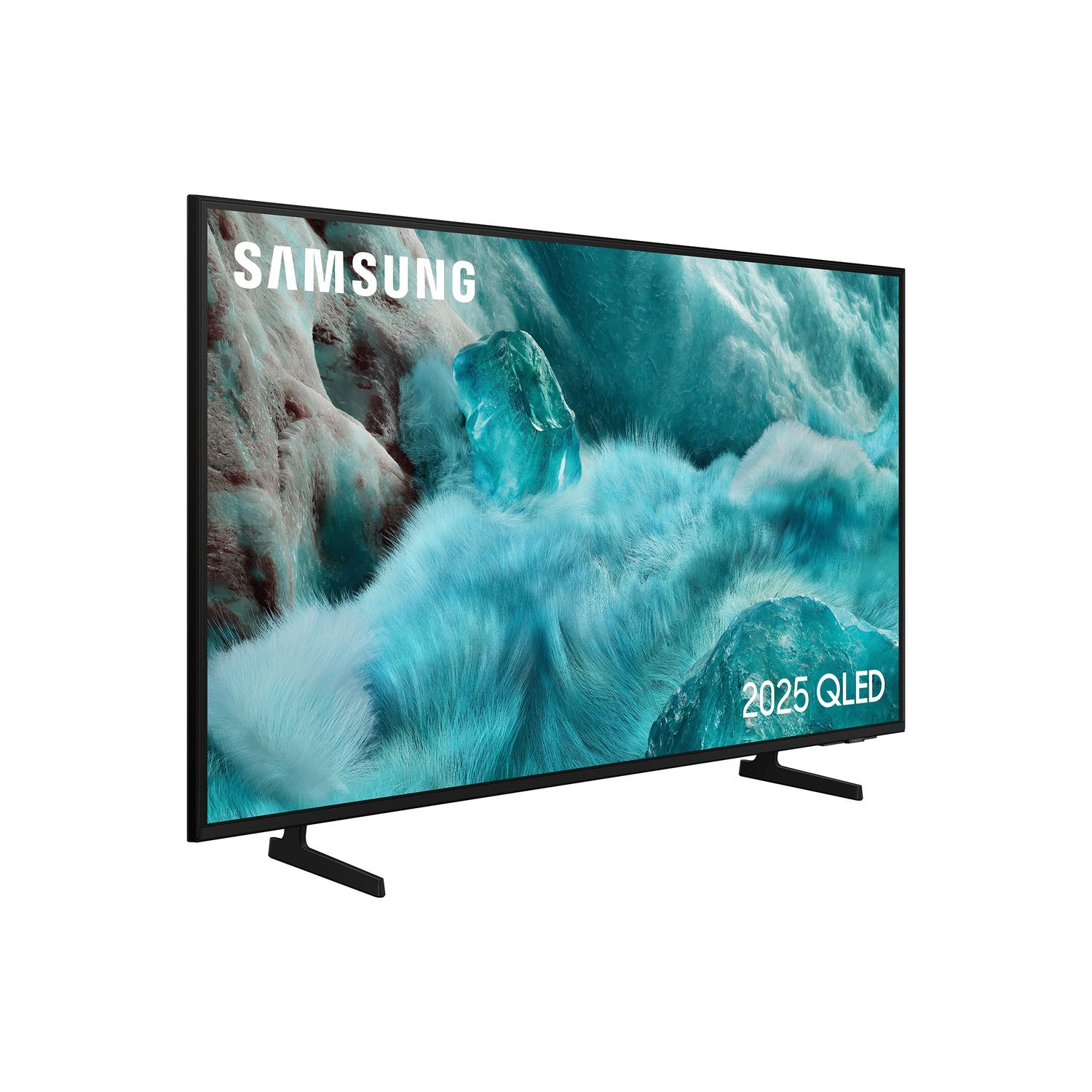 Side view of Samsung QE43Q7F2AUXXU 43" 4K QLED AI Smart TV