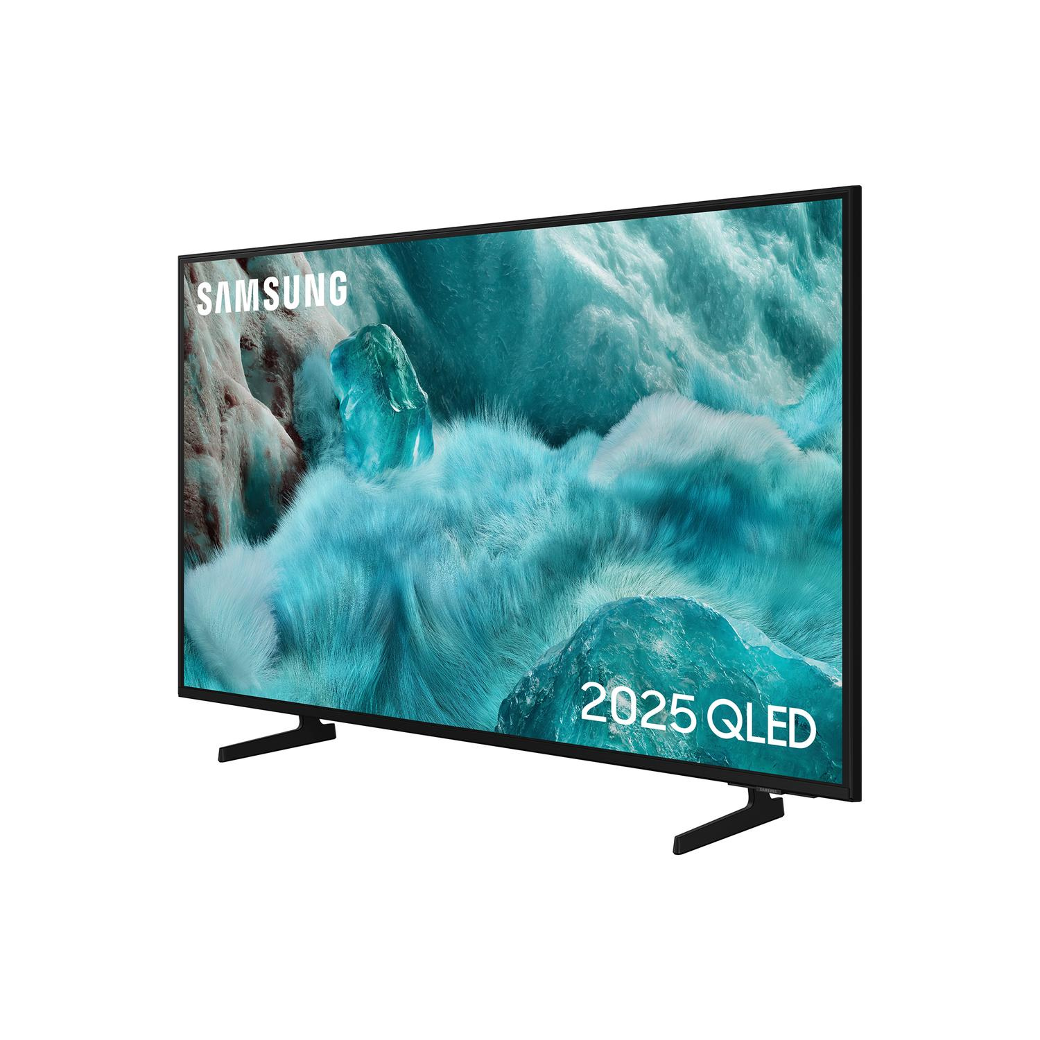 Side view of Samsung QE43Q7F2AUXXU 43" 4K QLED AI Smart TV