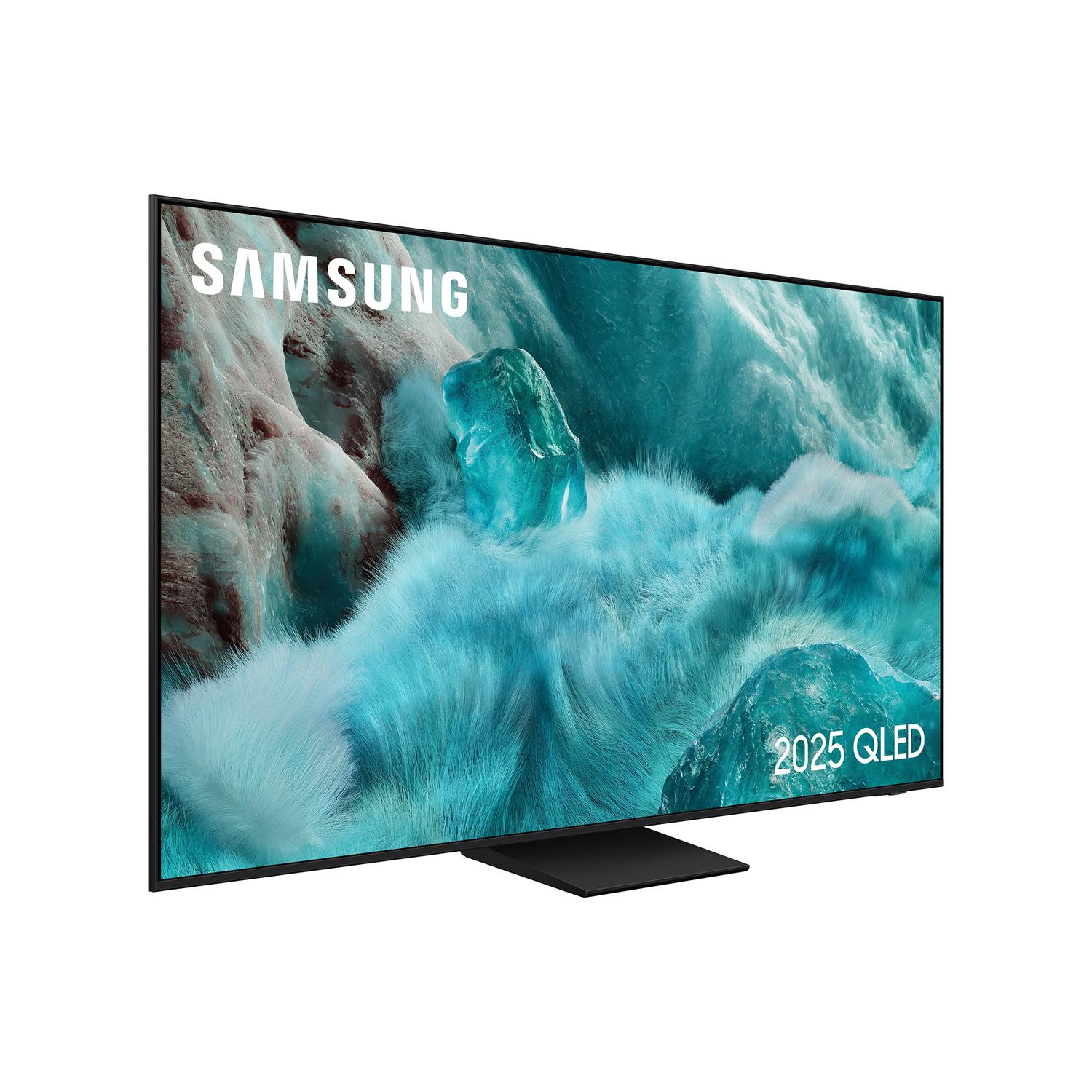 Side view of Samsung QE65Q7F5AUXXU 65" 4K QLED AI Smart TV