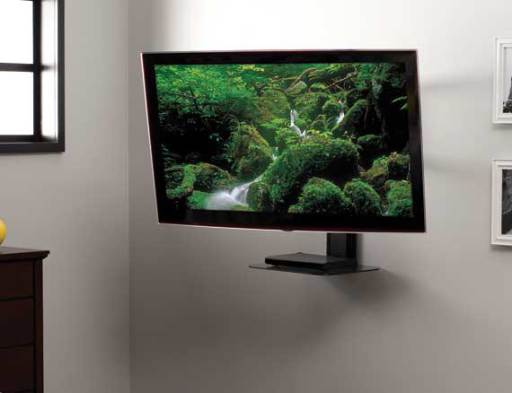 Side view of Sanus VMF322-B2 Super Slim Full-Motion Mount For 32 Inch To 50 Inch Screens