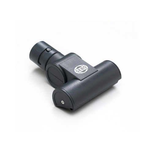 Side view of Sebo 92620GB Airbelt E1 Pet Epower Cylinder Cleaner In Black With Power Boost