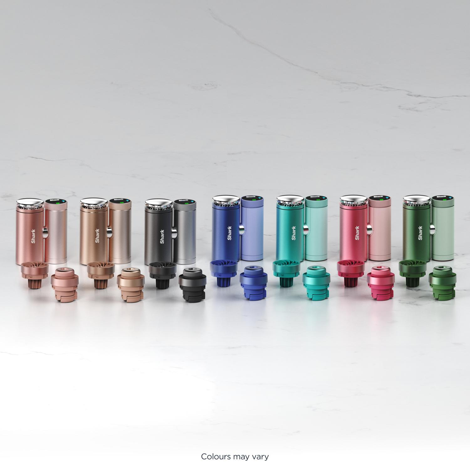 Side view of Shark FA022UKPK ChillPill 3-in-1 Fan Mist InstaChill