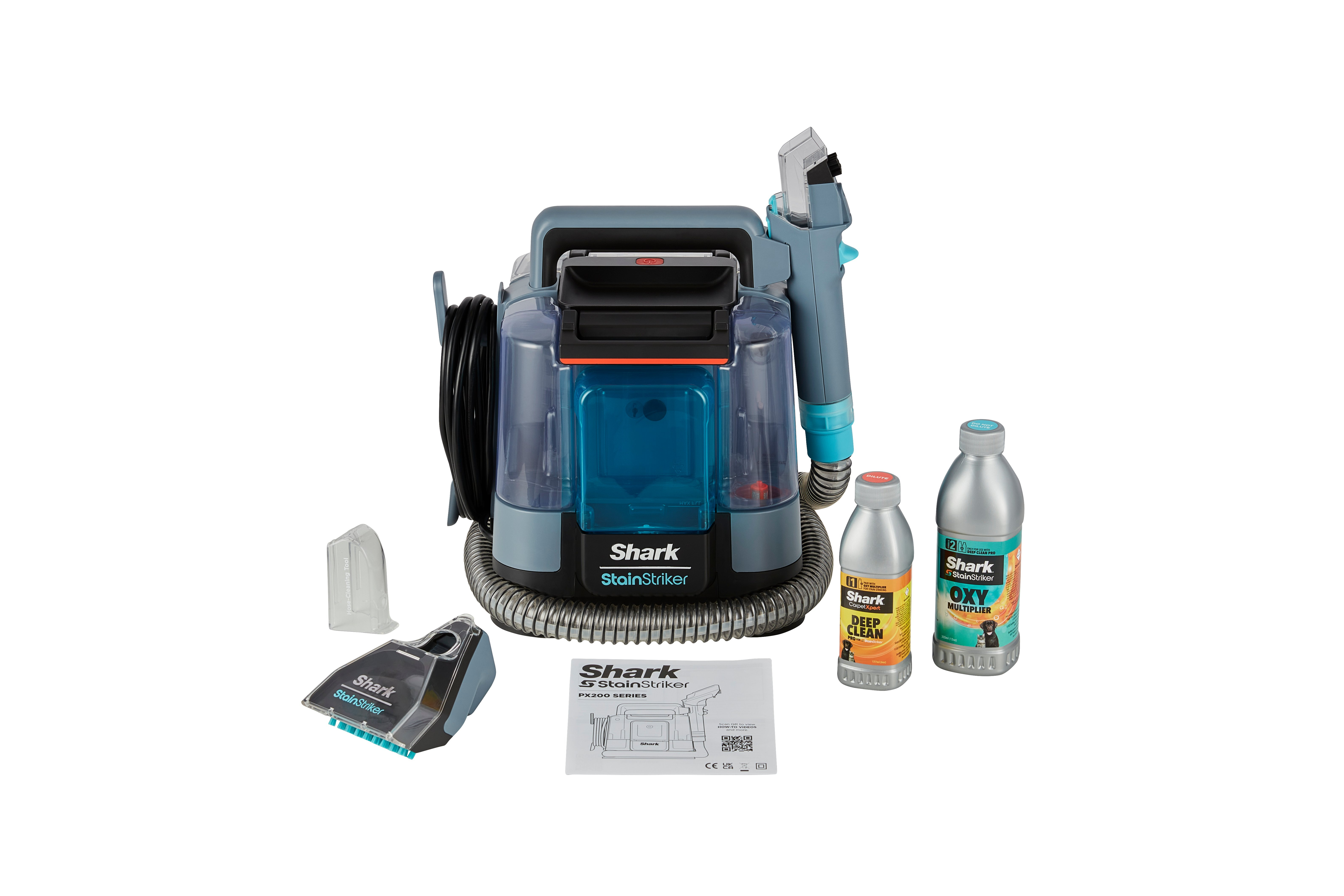 Side view of Shark PX200UKT Spot Cleaner Vacuum - Rotator White