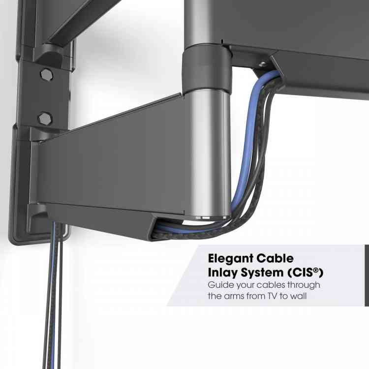 Side view of Vogels ELITETVM5645W Display Wall Mount White