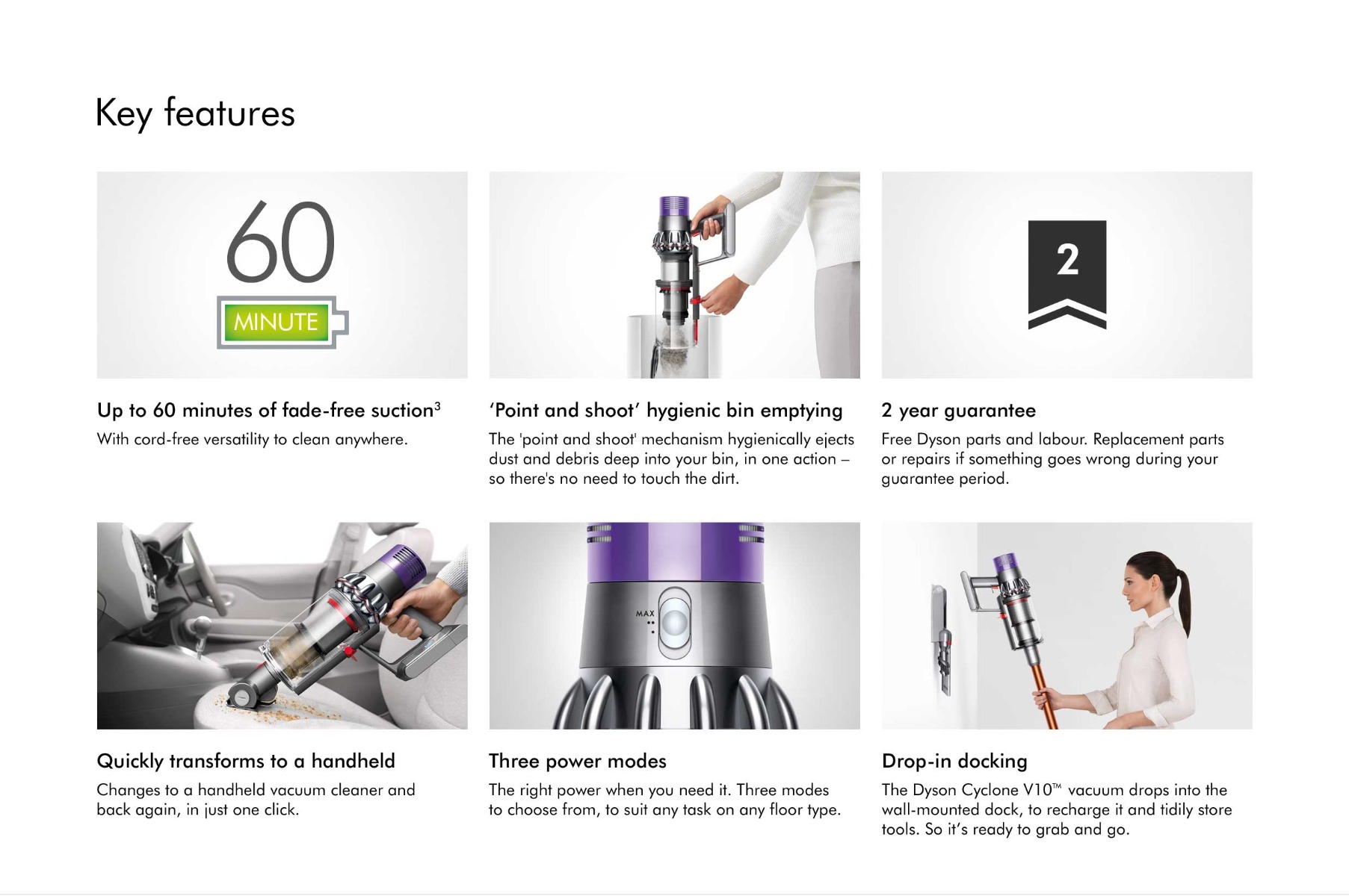 v10 key features