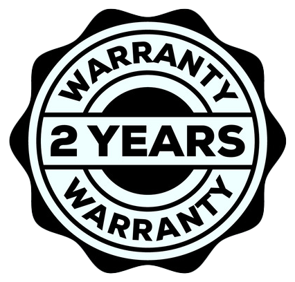 2 year warranty logo
