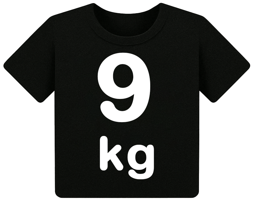 Washing Capacity 9 kg